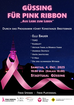 Präsentation "Güssing for PINK RIBBON"